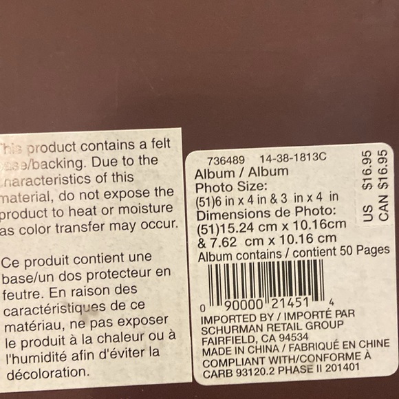 Papyrus photo Album for Grandma for 4x6 photos - Picture 12 of 12